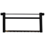 Piła typu Buck Saw z uchwytami, 2 brzeszczoty, składana czarna MFH