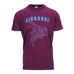 Koszulka T-shirt Airborne Pegasus Burgun Fostex