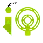 Bolt Action Acrylic Objective and Template Set