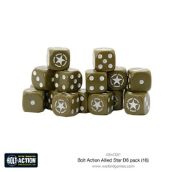 BOLT ACTION Allied Star D6 Dice