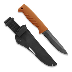 Nóż Peltonen Knives Sissipuukko M07 Ranger Orange PTFE - pochwa kompozytowa czarna FJP133