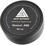Pociski ołowiane Conical kal .45, 50szt ACP-SPORT