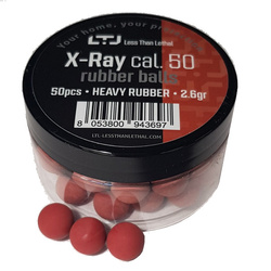 Kule gumowe ciężkie LTL X-Ray kal. .50 2,6gr 50 szt.