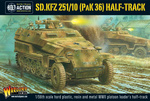 BOLT ACTION Sd.Kfz 251/10 half-track (3.7cm PaK) plastic boxed set