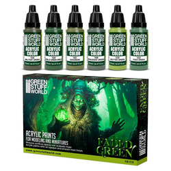 Green Stuff World Paint Set - Faded Green