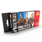 AK Interactive WWII FRENCH UNIFORM COLORS