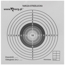 Tarcze strzeleckie 140mm x 140mm 100szt. Sharg