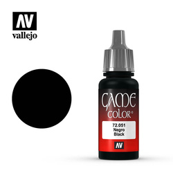 Vallejo: 72.051 - Game Color - Black (18 ml)