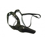 Kabura do rewolweru czarnoprochowego na szelkach 5,5" Czarna